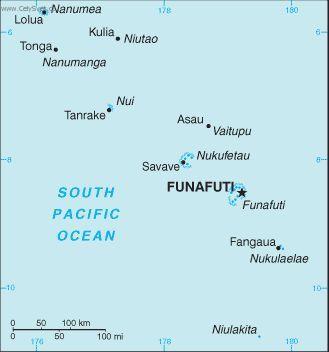 Foto: Tuvalu-politick� mapa