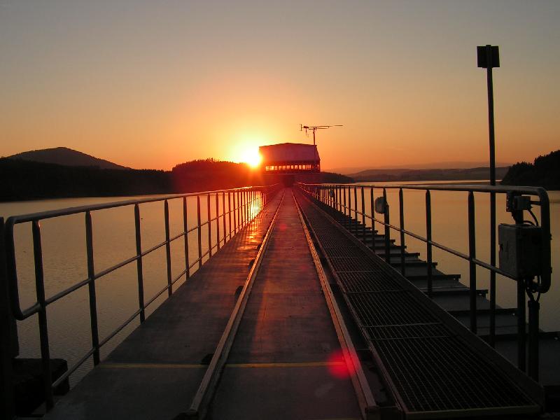 Foto: Slezsk� Harta p�i z�padu slunce