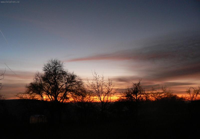 Foto: V�chod slunce - prosinec 2006