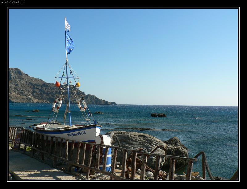 Foto: Lo�ka-v�hled na mo�e z taverny