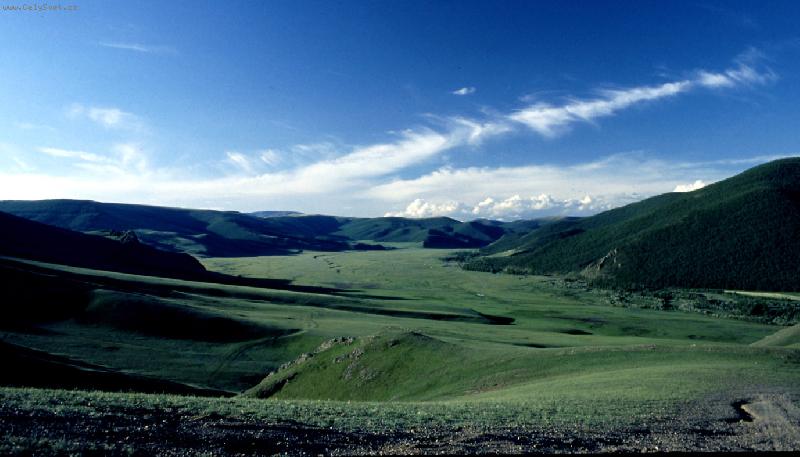 Foto: Cesta na �argaljut-Altaj, cesta k hork�m pramen�m