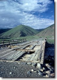 Most v centr�ln�m Mongolsku