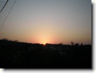Z�pad slunce nad moravskou vesni�kou